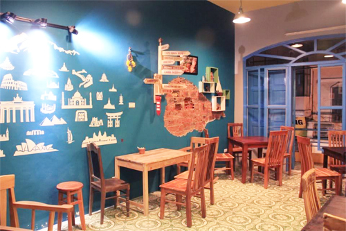 thiết kế quán cafe phượt